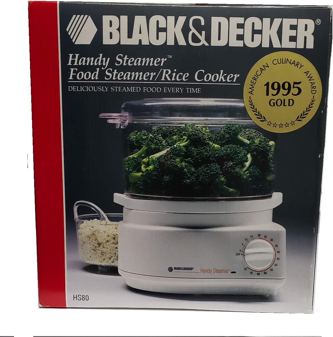 BLACK+DECKER, BRAND, CATEGORY, RICE COOKERS, Black & Decker HS80 Handy Steamer Rice Cooker